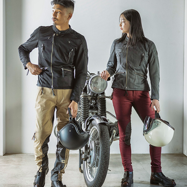 バイク夏のメッシュジャケット カジュアルおしゃれ