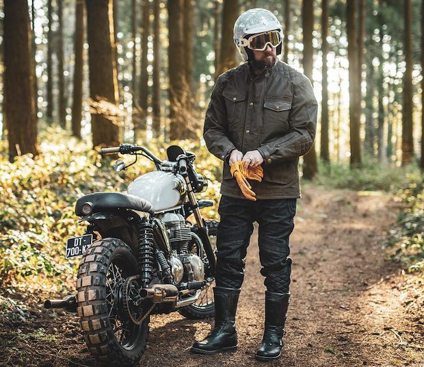 50代バイクファッション 冬のジャケット